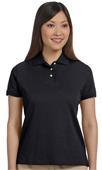 Devon/Jones Lady Solid Perfect Pima Interlock Polo Devon/Jones Lady Solid Perfect Pima Interlock Polo