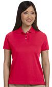 Devon/Jones Lady Solid Perfect Pima Interlock Polo Devon/Jones Lady Solid Perfect Pima Interlock Polo