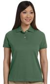 Devon/Jones Lady Solid Perfect Pima Interlock Polo Devon/Jones Lady Solid Perfect Pima Interlock Polo