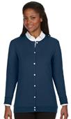 Devon & Jones Ladies Perfect Fit Ribbon Cardigan Devon & Jones Ladies Perfect Fit Ribbon Cardigan