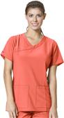 Carhartt Women's Y-Neck Fashion Scrub Top Carhartt Women's Y-Neck Fashion Scrub Top