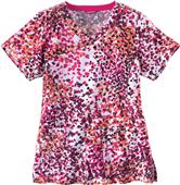 Carhartt Women's Y-Neck Print Scrub Top