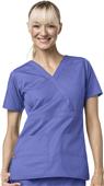 Carhartt Women's Mock Wrap Ripstop Scrub Top