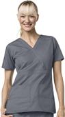 Carhartt Women's Mock Wrap Ripstop Scrub Top