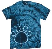 Dyenomite Pawprints Paw Tie Dye T-Shirts Dyenomite Pawprints Paw Tie Dye T-Shirts