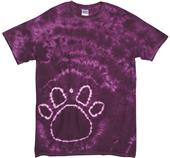 Dyenomite Pawprints Paw Tie Dye T-Shirts Dyenomite Pawprints Paw Tie Dye T-Shirts