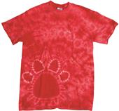 Dyenomite Pawprints Paw Tie Dye T-Shirts Dyenomite Pawprints Paw Tie Dye T-Shirts