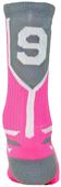 Red Lion "Prime Numbers" Flor Pink/Grey Crew Socks Red Lion "Prime Numbers" Flor Pink/Grey Crew Socks