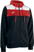 Joma Womens Crew Hooded Full-Zip Sweatshirt Jacket Joma Womens Crew Hooded Full-Zip Sweatshirt Jacket