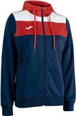 Joma Womens Crew Hooded Full-Zip Sweatshirt Jacket Joma Womens Crew Hooded Full-Zip Sweatshirt Jacket