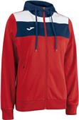 Joma Womens Crew Hooded Full-Zip Sweatshirt Jacket Joma Womens Crew Hooded Full-Zip Sweatshirt Jacket