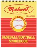 Markwort Score-All Baseball/Softball Scorebooks Markwort Score-All Baseball/Softball Scorebooks