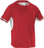 Alleson 2 Button Baseball Jerseys 524PD Alleson 2 Button Baseball Jerseys 524PD