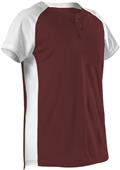 Alleson Women/Girls Two Button Fastpitch Jersey Alleson Women/Girls Two Button Fastpitch Jersey