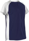 Alleson Womens Two Button Fastpitch Jersey 522PDW Alleson Womens Two Button Fastpitch Jersey 522PDW