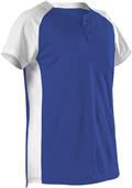 Alleson Women/Girls Two Button Fastpitch Jersey Alleson Women/Girls Two Button Fastpitch Jersey
