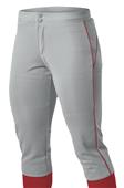 Alleson Womens Belted Fastpitch Piped Pants Alleson Womens Belted Fastpitch Piped Pants