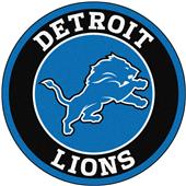 Fan Mats NFL Detroit Lions Roundel Mat Fan Mats NFL Detroit Lions Roundel Mat
