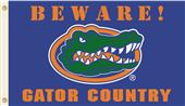 College Florida Beware Gator Country 3'x5' Flag College Florida Beware Gator Country 3'x5' Flag