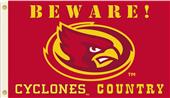 College Iowa State Beware Cyclones Country Flag College Iowa State Beware Cyclones Country Flag