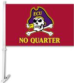 College East Carolina No Quarter 2-Sided Car Flag College East Carolina No Quarter 2-Sided Car Flag