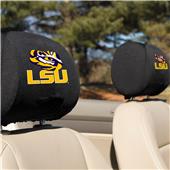 College LSU Tigers Headrest Covers - Set of 2 College LSU Tigers Headrest Covers - Set of 2