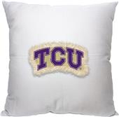 Northwest NCAA Texas Christian Letterman Pillow Northwest NCAA Texas Christian Letterman Pillow