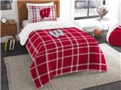 Northwest NCAA Wisconsin Twin Comforter and Sham Northwest NCAA Wisconsin Twin Comforter and Sham