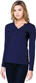 Lilac Bloom Womens Hannah Long Sleeve Henley Lilac Bloom Womens Hannah Long Sleeve Henley