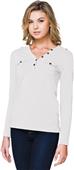 Lilac Bloom Womens Hannah Long Sleeve Henley Lilac Bloom Womens Hannah Long Sleeve Henley