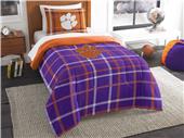 Northwest NCAA Clemson Twin Comforter and Sham Northwest NCAA Clemson Twin Comforter and Sham