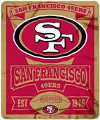 Northwest NFL 49ers 50x60 Marque Fleece Northwest NFL 49ers 50x60 Marque Fleece