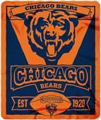 Northwest NFL Bears 50x60 Marque Fleece Northwest NFL Bears 50x60 Marque Fleece