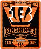 Northwest NFL Bengals 50x60 Marque Fleece Northwest NFL Bengals 50x60 Marque Fleece