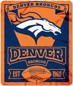 Northwest NFL Broncos 50x60 Marque Fleece Northwest NFL Broncos 50x60 Marque Fleece
