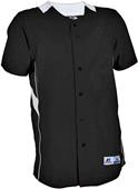 Russell Faux Placket Pull Over Baseball Jersey Russell Faux Placket Pull Over Baseball Jersey