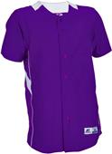 Russell Faux Placket Pull Over Baseball Jersey Russell Faux Placket Pull Over Baseball Jersey
