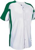 Russell Faux Placket Color Block Baseball Jersey Russell Faux Placket Color Block Baseball Jersey