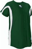 Russell Faux Placket Color Block Softball Jersey Russell Faux Placket Color Block Softball Jersey