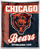 Northwest NFL Bears 50x60 Mink Sherpa Throw Northwest NFL Bears 50x60 Mink Sherpa Throw