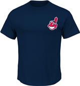 Majestic Indians MLB Crewneck Baseball Jersey Majestic Indians MLB Crewneck Baseball Jersey