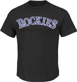 Majestic Rockies MLB Crewneck Baseball Jersey Majestic Rockies MLB Crewneck Baseball Jersey