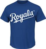 Majestic KC Royals MLB Crewneck Baseball Jersey Majestic KC Royals MLB Crewneck Baseball Jersey