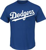 Majestic LA Dodgers MLB Crewneck Baseball Jersey Majestic LA Dodgers MLB Crewneck Baseball Jersey