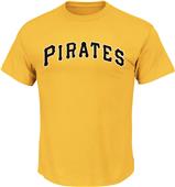 Majestic Pirates MLB Crewneck Baseball Jersey Majestic Pirates MLB Crewneck Baseball Jersey