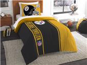 Northwest NFL Steelers Twin Comforter & Sham Northwest NFL Steelers Twin Comforter & Sham