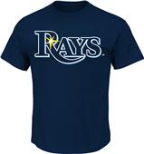 Majestic Rays MLB Crewneck Baseball Jersey Majestic Rays MLB Crewneck Baseball Jersey