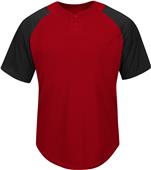 Majestic Cool Base 2-Button Baseball Jersey - CO Majestic Cool Base 2-Button Baseball Jersey - CO