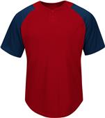Majestic Cool Base 2-Button Baseball Jersey Majestic Cool Base 2-Button Baseball Jersey