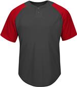 Majestic Cool Base 2-Button Baseball Jersey - CO Majestic Cool Base 2-Button Baseball Jersey - CO